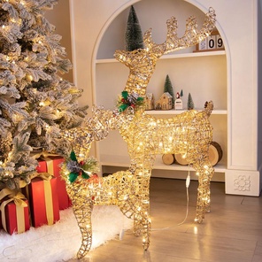 Олень 50см светящийся